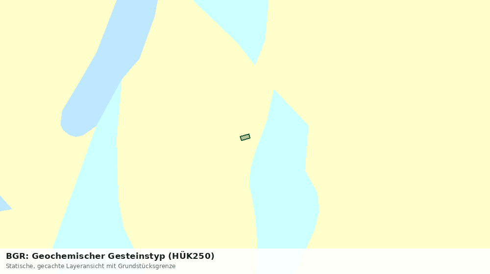 Statische Kartenansicht: BGR: Geochemischer Gesteinstyp (HÜK250)