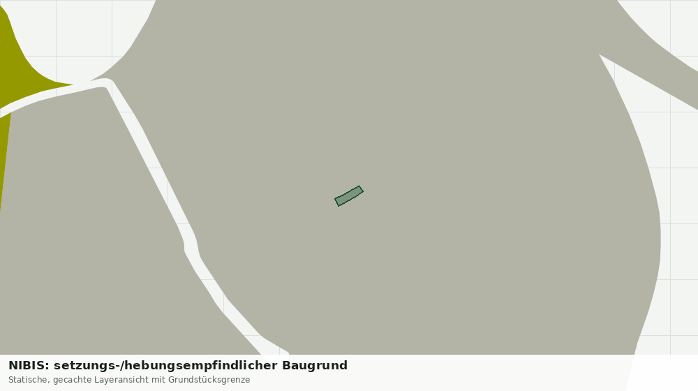 Statische Kartenansicht: NIBIS: setzungs-/hebungsempfindlicher Baugrund