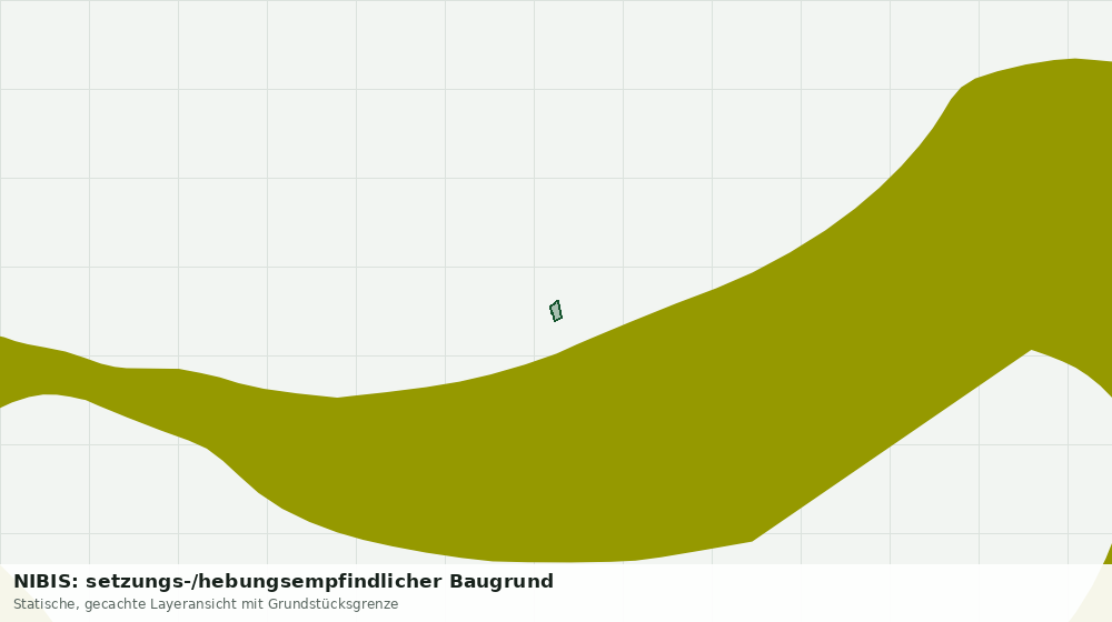 Statische Kartenansicht: NIBIS: setzungs-/hebungsempfindlicher Baugrund