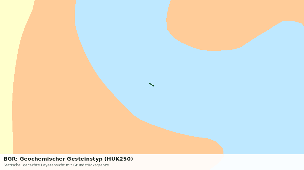 Statische Kartenansicht: BGR: Geochemischer Gesteinstyp (HÜK250)
