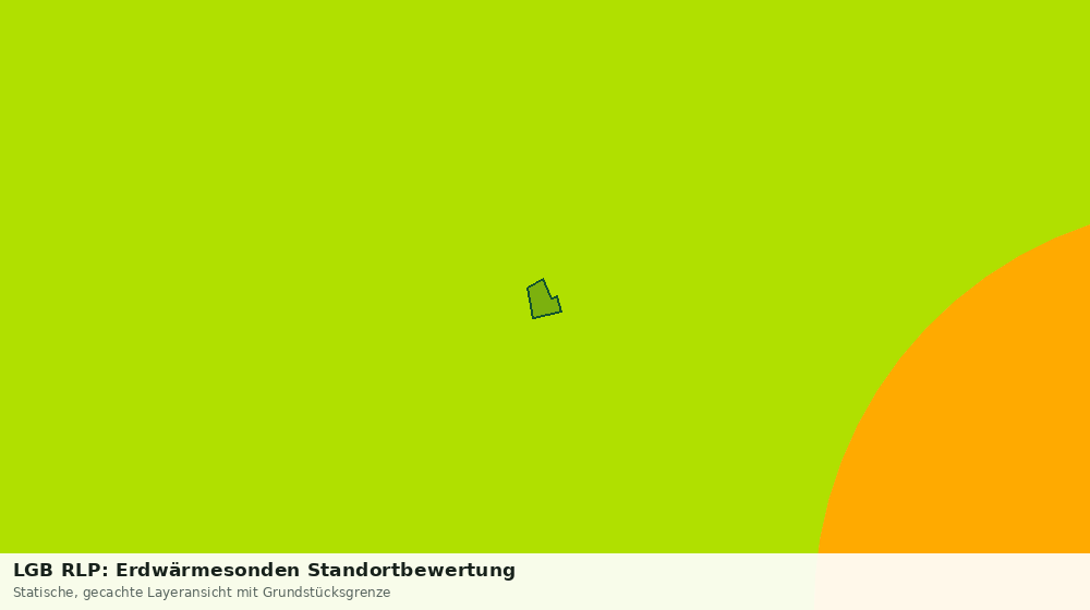 Statische Kartenansicht: LGB RLP: Erdwärmesonden Standortbewertung