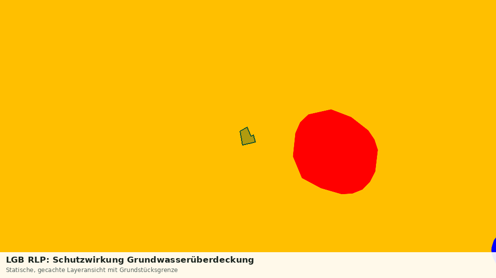 Statische Kartenansicht: LGB RLP: Schutzwirkung Grundwasserüberdeckung