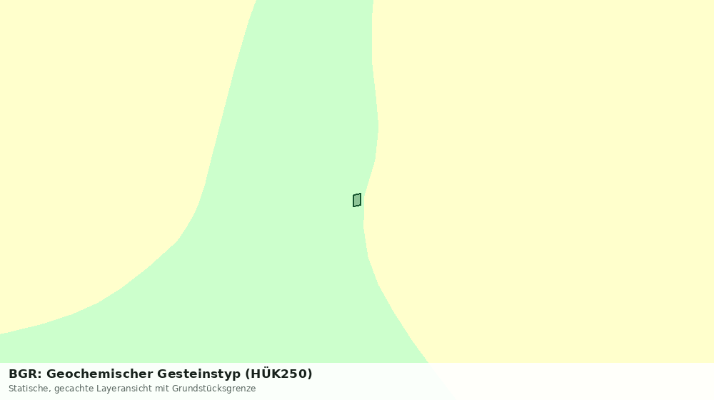 Statische Kartenansicht: BGR: Geochemischer Gesteinstyp (HÜK250)