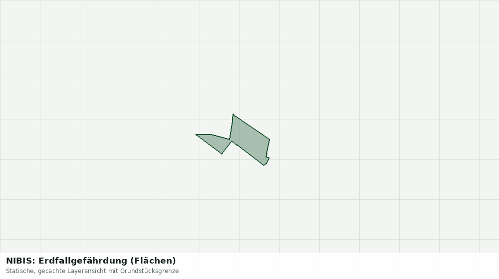 Statische Kartenansicht: NIBIS: Erdfallgefährdung (Flächen)