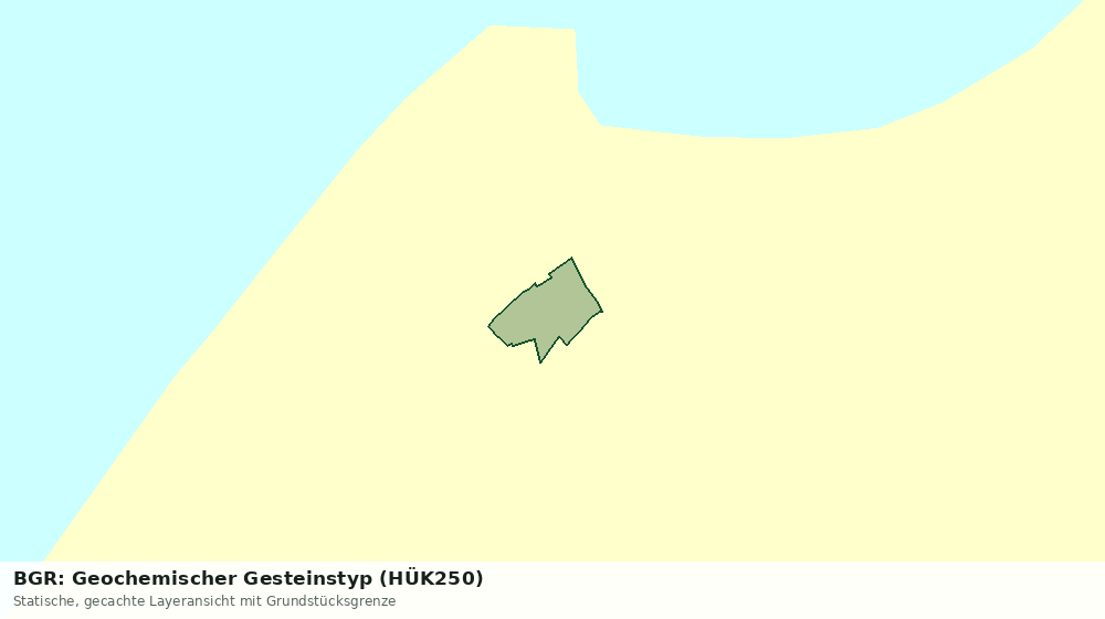 Statische Kartenansicht: BGR: Geochemischer Gesteinstyp (HÜK250)