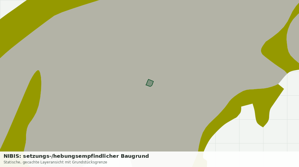 Statische Kartenansicht: NIBIS: setzungs-/hebungsempfindlicher Baugrund
