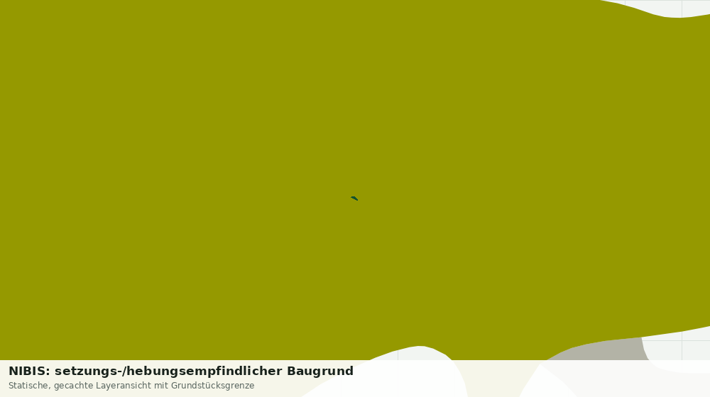 Statische Kartenansicht: NIBIS: setzungs-/hebungsempfindlicher Baugrund