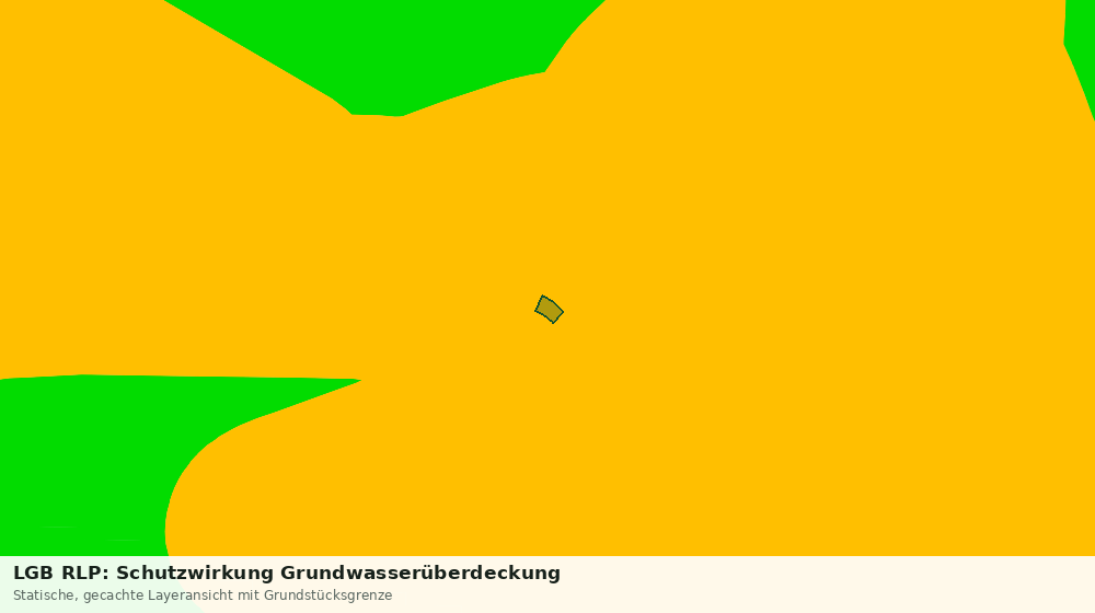 Statische Kartenansicht: LGB RLP: Schutzwirkung Grundwasserüberdeckung