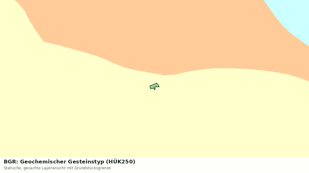 Statische Kartenansicht: BGR: Geochemischer Gesteinstyp (HÜK250)