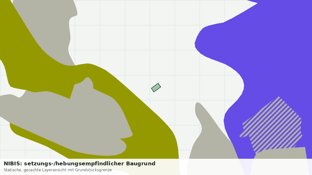 Statische Kartenansicht: NIBIS: setzungs-/hebungsempfindlicher Baugrund