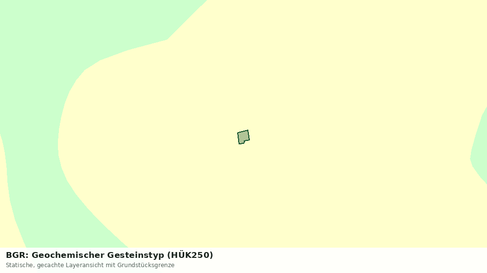 Statische Kartenansicht: BGR: Geochemischer Gesteinstyp (HÜK250)