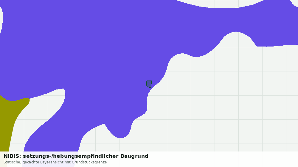 Statische Kartenansicht: NIBIS: setzungs-/hebungsempfindlicher Baugrund