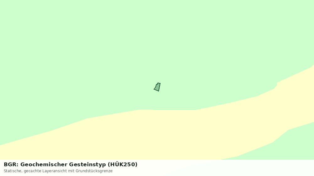 Statische Kartenansicht: BGR: Geochemischer Gesteinstyp (HÜK250)
