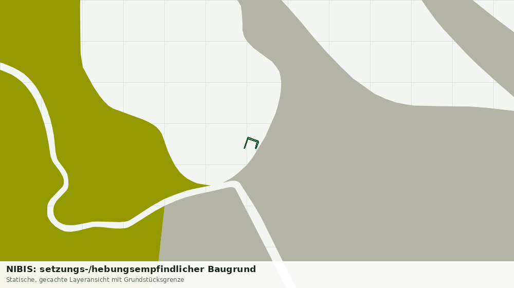 Statische Kartenansicht: NIBIS: setzungs-/hebungsempfindlicher Baugrund