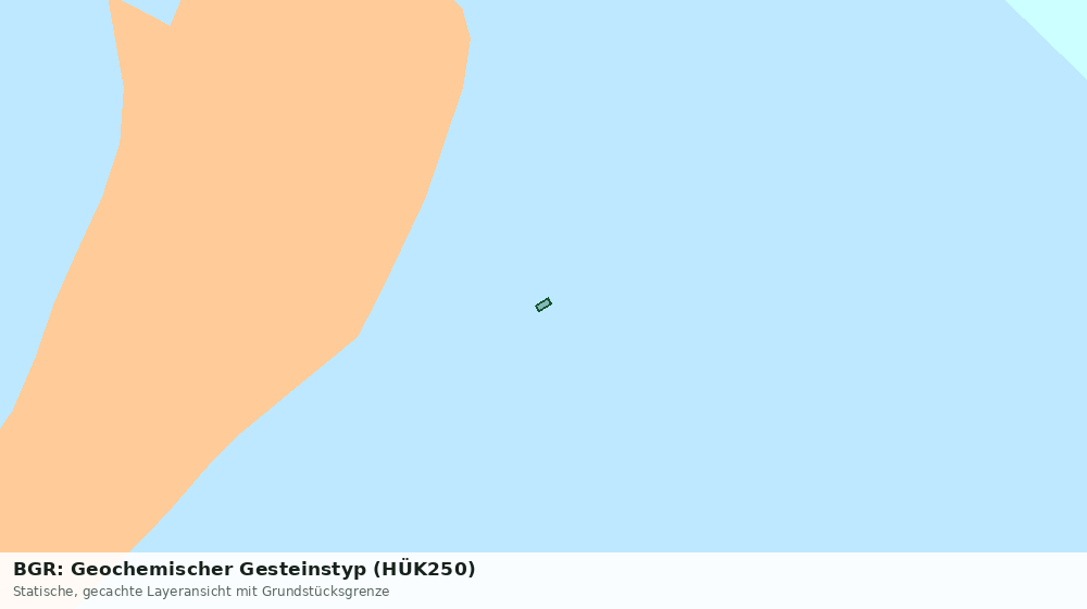 Statische Kartenansicht: BGR: Geochemischer Gesteinstyp (HÜK250)