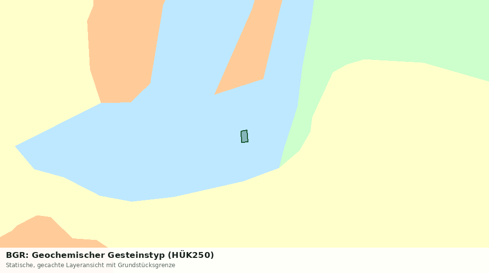 Statische Kartenansicht: BGR: Geochemischer Gesteinstyp (HÜK250)