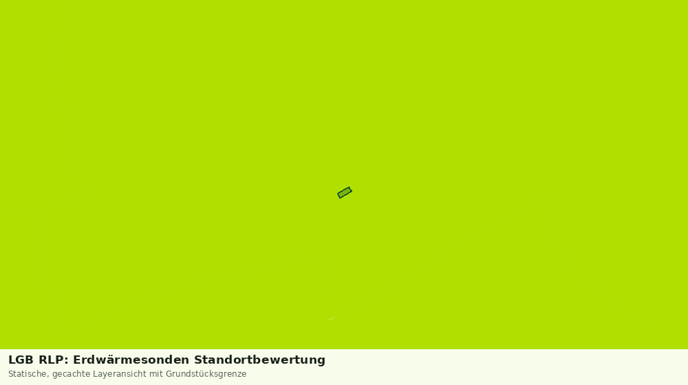 Statische Kartenansicht: LGB RLP: Erdwärmesonden Standortbewertung
