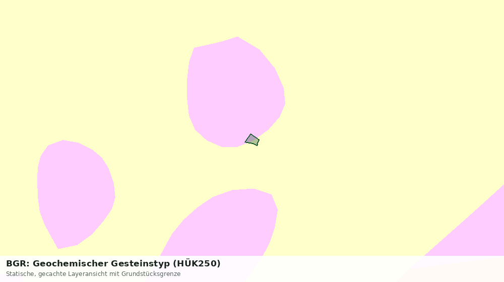 Statische Kartenansicht: BGR: Geochemischer Gesteinstyp (HÜK250)