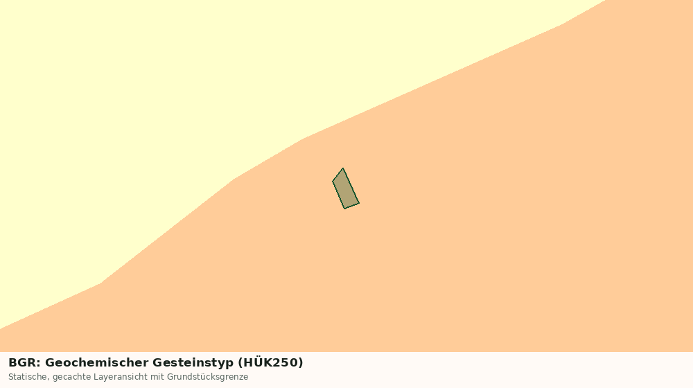 Statische Kartenansicht: BGR: Geochemischer Gesteinstyp (HÜK250)