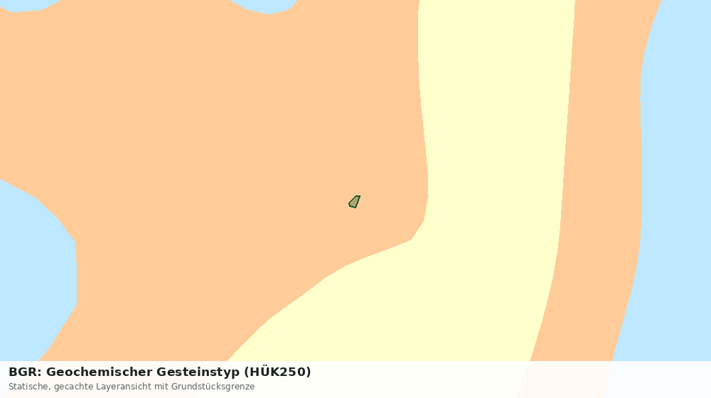 Statische Kartenansicht: BGR: Geochemischer Gesteinstyp (HÜK250)