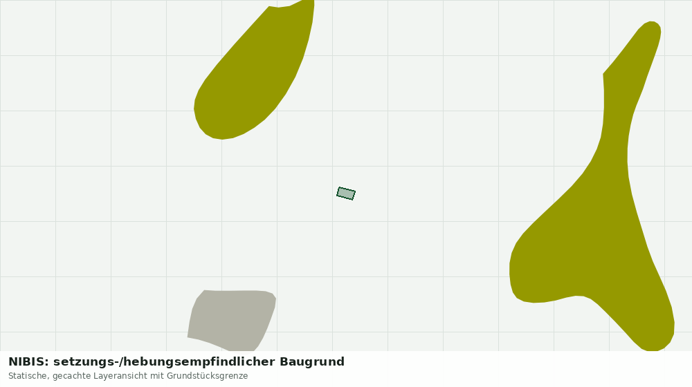 Statische Kartenansicht: NIBIS: setzungs-/hebungsempfindlicher Baugrund