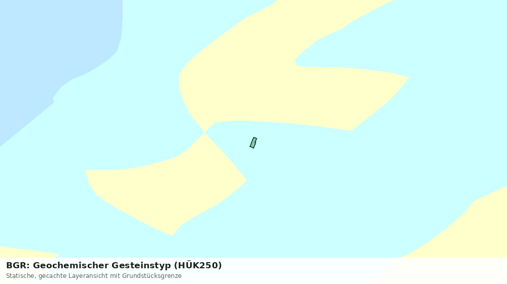 Statische Kartenansicht: BGR: Geochemischer Gesteinstyp (HÜK250)