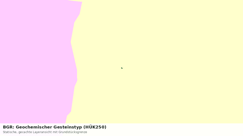 Statische Kartenansicht: BGR: Geochemischer Gesteinstyp (HÜK250)