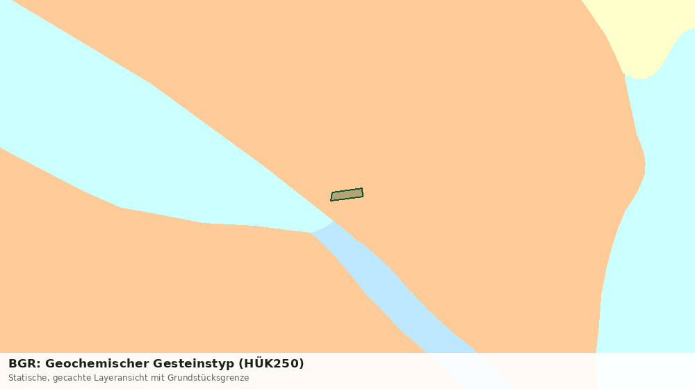 Statische Kartenansicht: BGR: Geochemischer Gesteinstyp (HÜK250)