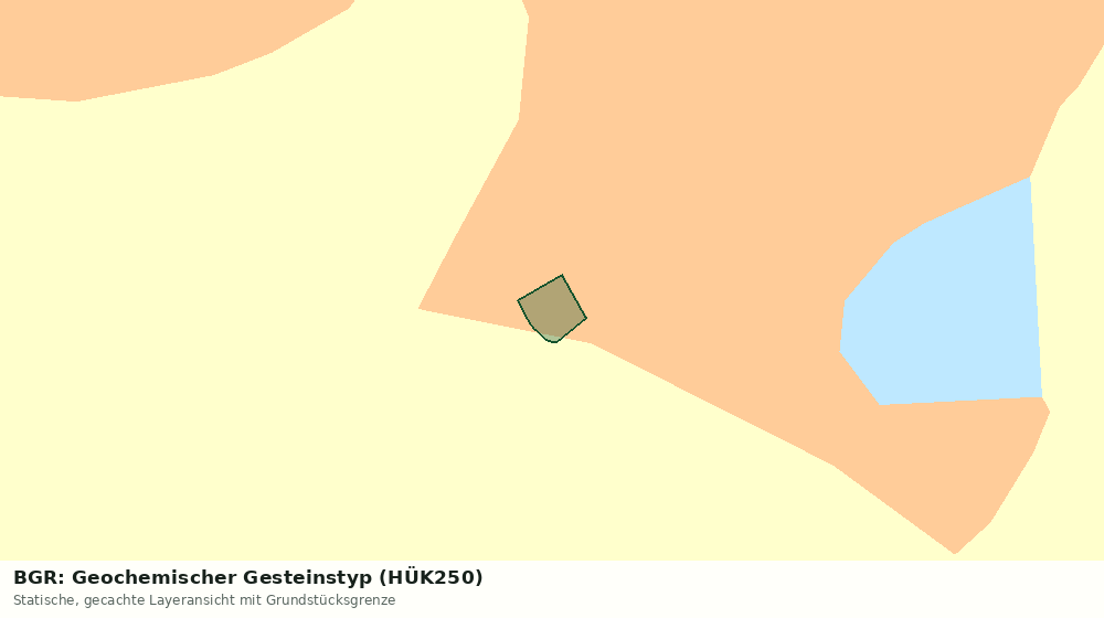 Statische Kartenansicht: BGR: Geochemischer Gesteinstyp (HÜK250)
