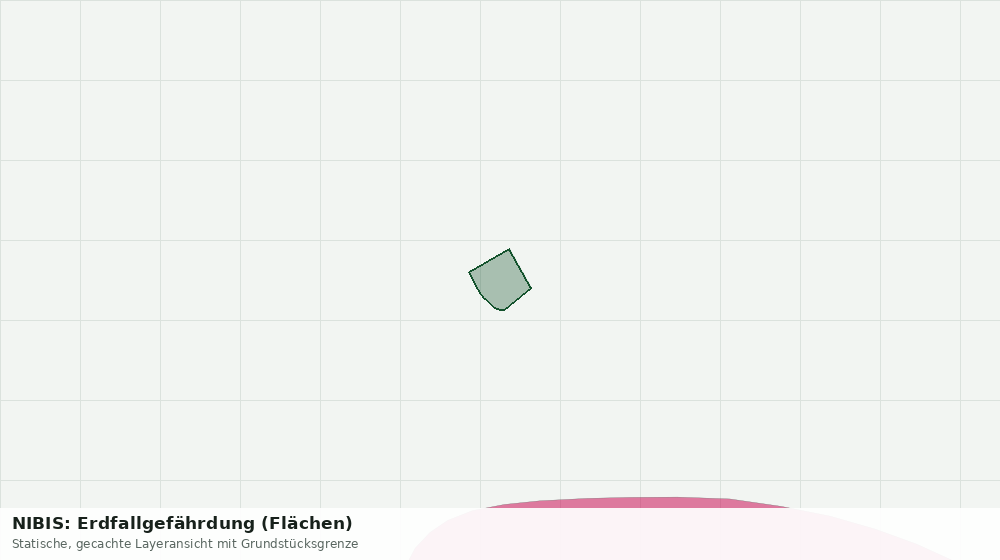 Statische Kartenansicht: NIBIS: Erdfallgefährdung (Flächen)