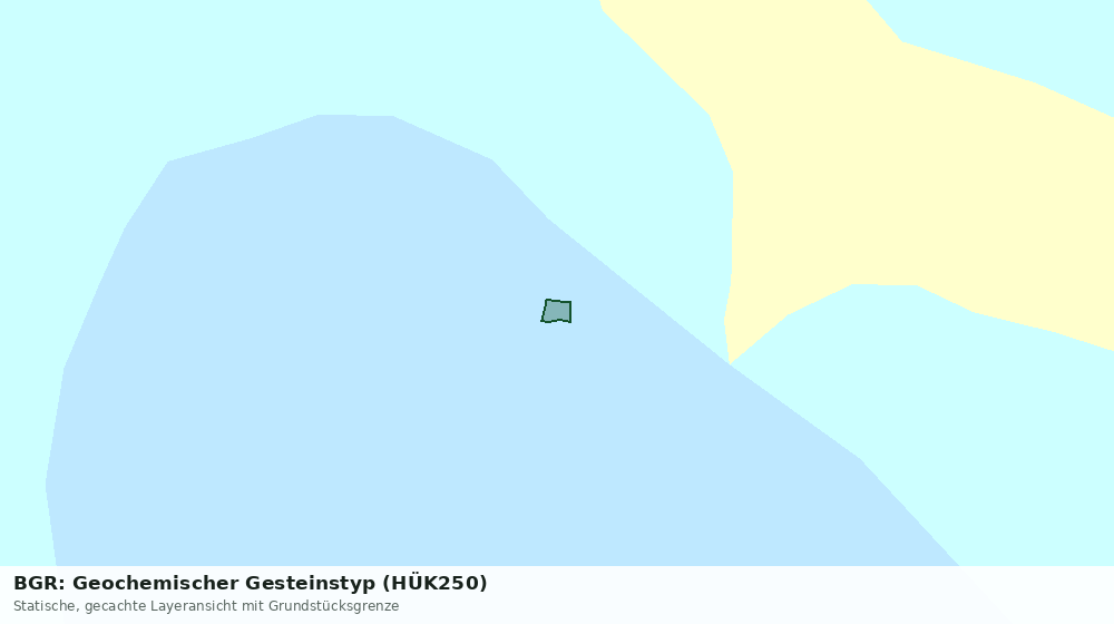 Statische Kartenansicht: BGR: Geochemischer Gesteinstyp (HÜK250)