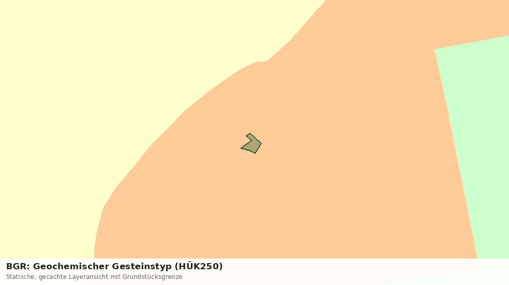 Statische Kartenansicht: BGR: Geochemischer Gesteinstyp (HÜK250)