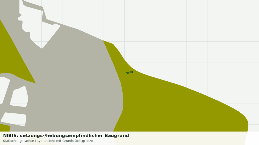 Statische Kartenansicht: NIBIS: setzungs-/hebungsempfindlicher Baugrund