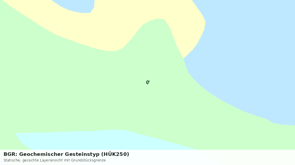 Statische Kartenansicht: BGR: Geochemischer Gesteinstyp (HÜK250)