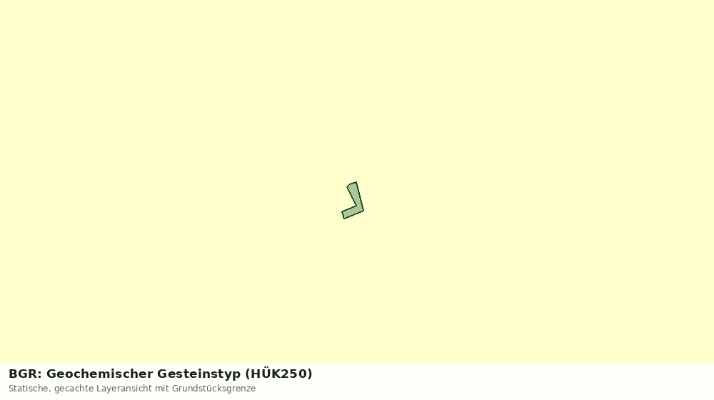 Statische Kartenansicht: BGR: Geochemischer Gesteinstyp (HÜK250)