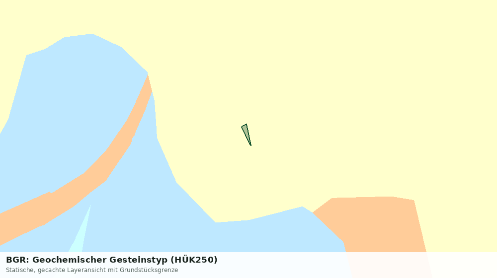 Statische Kartenansicht: BGR: Geochemischer Gesteinstyp (HÜK250)
