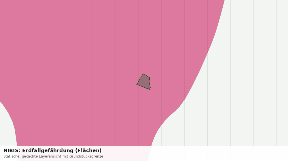 Statische Kartenansicht: NIBIS: Erdfallgefährdung (Flächen)
