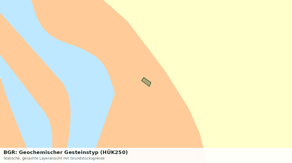 Statische Kartenansicht: BGR: Geochemischer Gesteinstyp (HÜK250)