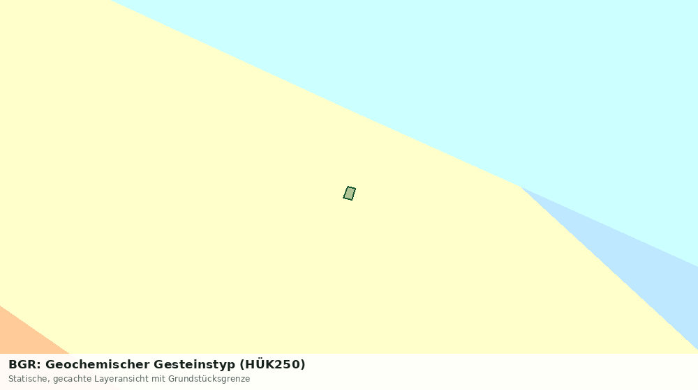 Statische Kartenansicht: BGR: Geochemischer Gesteinstyp (HÜK250)