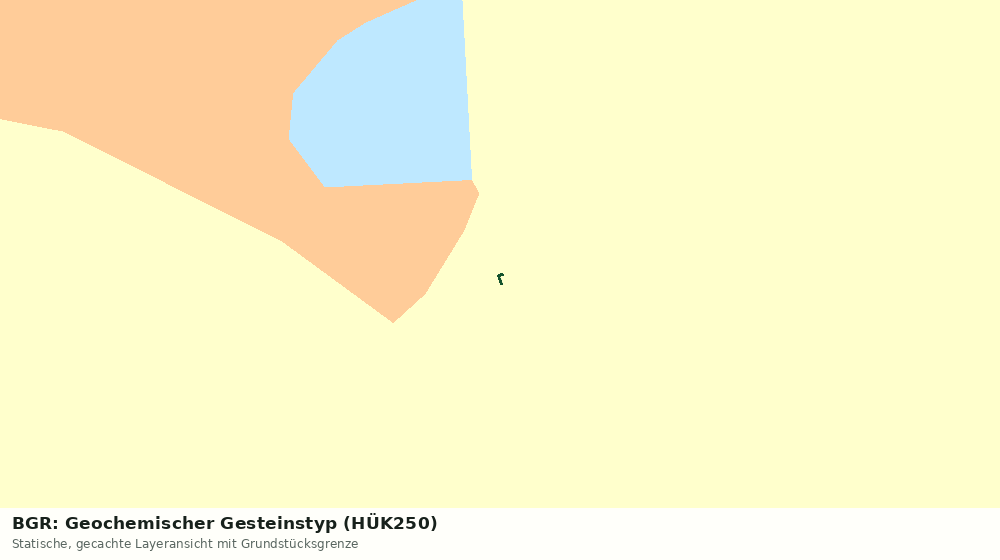 Statische Kartenansicht: BGR: Geochemischer Gesteinstyp (HÜK250)