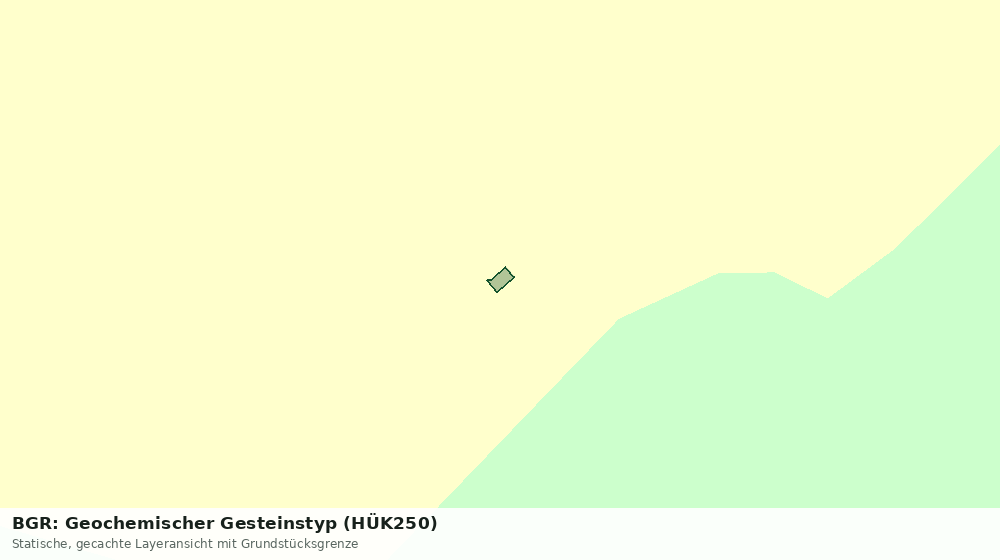 Statische Kartenansicht: BGR: Geochemischer Gesteinstyp (HÜK250)