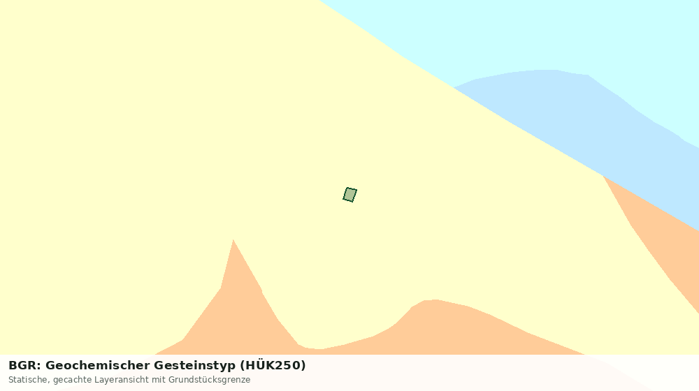 Statische Kartenansicht: BGR: Geochemischer Gesteinstyp (HÜK250)