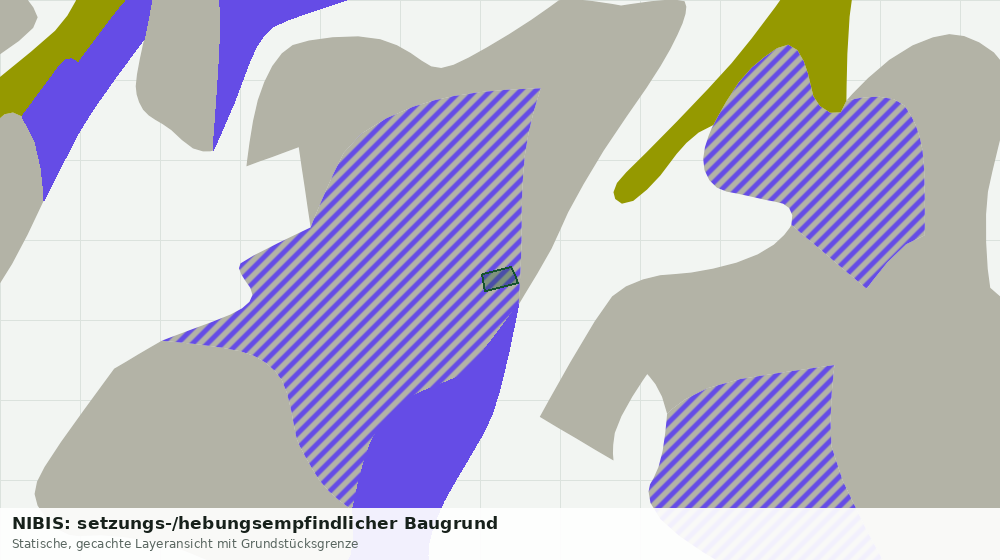 Statische Kartenansicht: NIBIS: setzungs-/hebungsempfindlicher Baugrund