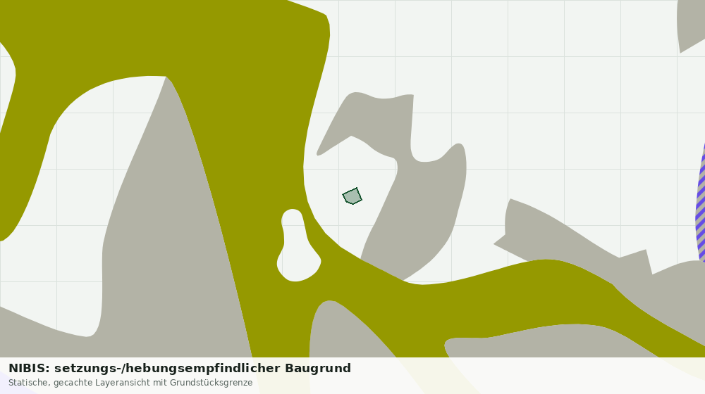 Statische Kartenansicht: NIBIS: setzungs-/hebungsempfindlicher Baugrund