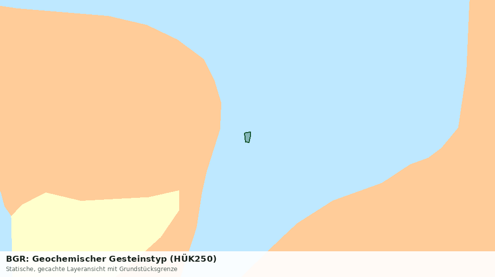 Statische Kartenansicht: BGR: Geochemischer Gesteinstyp (HÜK250)