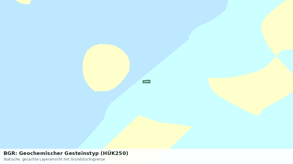 Statische Kartenansicht: BGR: Geochemischer Gesteinstyp (HÜK250)