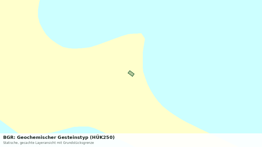 Statische Kartenansicht: BGR: Geochemischer Gesteinstyp (HÜK250)