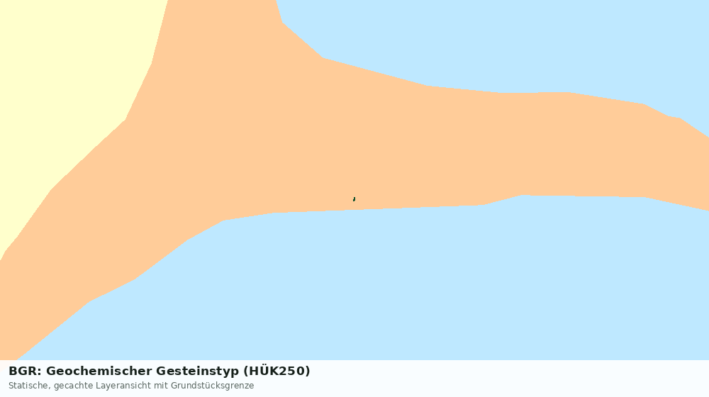 Statische Kartenansicht: BGR: Geochemischer Gesteinstyp (HÜK250)