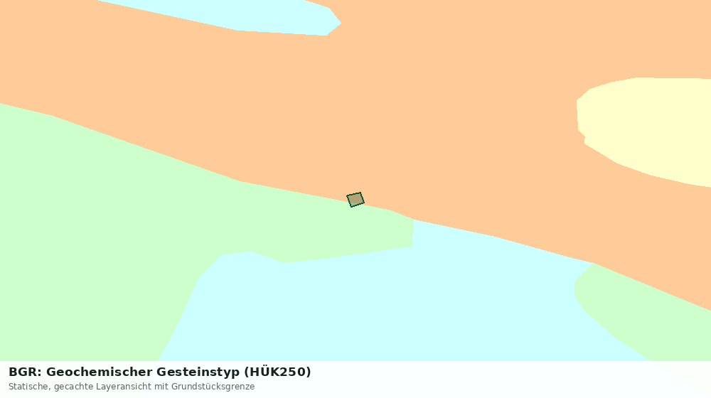 Statische Kartenansicht: BGR: Geochemischer Gesteinstyp (HÜK250)