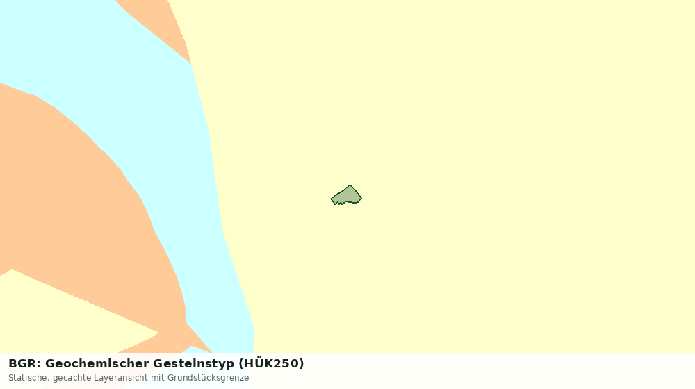 Statische Kartenansicht: BGR: Geochemischer Gesteinstyp (HÜK250)